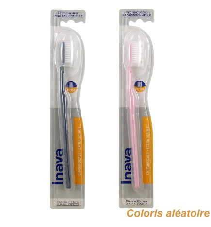 INAVA – Brosse à Dents Chirurgicale 15/100 Extra Souple, 1 unité