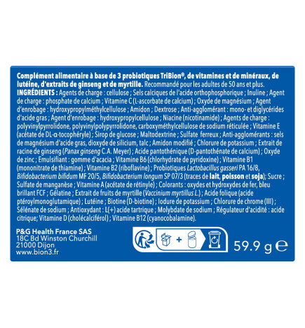 Bion 3 – Seniors complément alimentaire, 60 comprimés