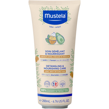 Mustela - Bébé Soin Démêlant et Nourrissant - Karité et Avocat bio, 150 ml