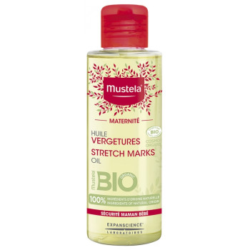 Mustela - Maternité Huile Vergetures – Tournesol, Avocat, Maracuja, 105 ml
