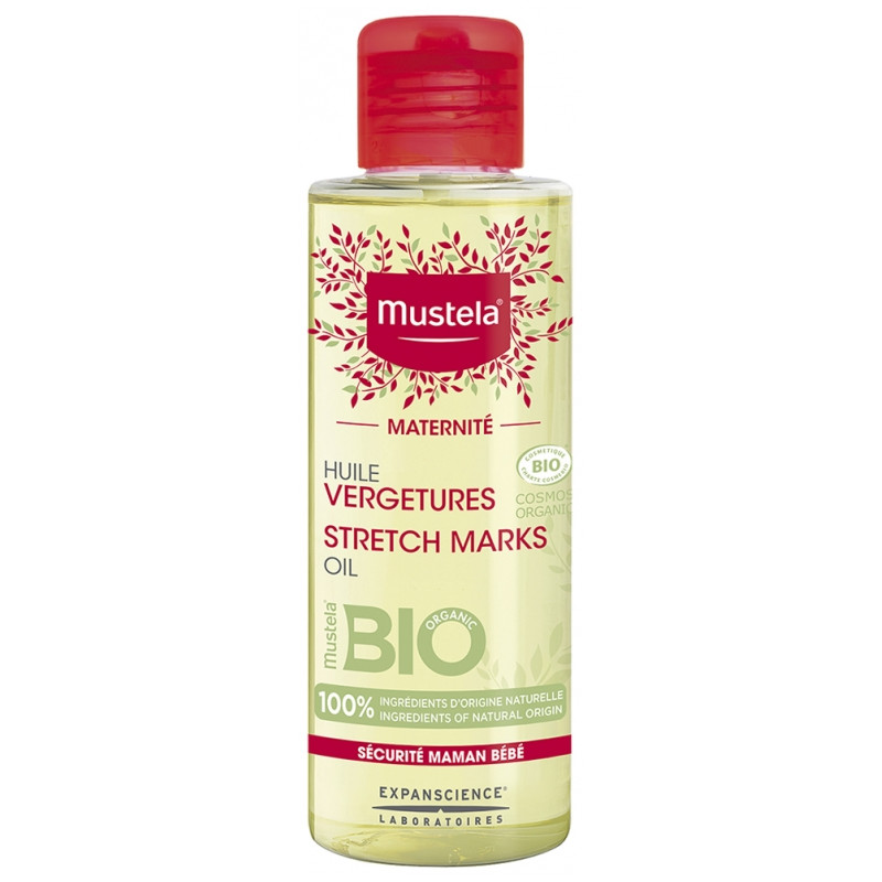 Mustela - Maternité Huile Vergetures – Tournesol, Avocat, Maracuja, 105 ml Mustela - Maternité Huile Vergetures – Tournesol, Avocat, Maracuja, 105 ml