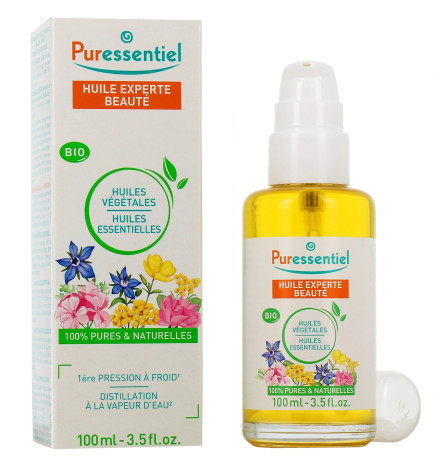 Puressentiel - Huile Experte Beauté Bio – Huiles végétales et essentielles, 100 ml