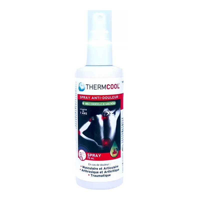 Therm-Cool - Spray Anti-Douleur – Huiles essentielles, 75 ml