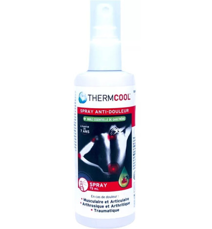 Therm-Cool - Spray Anti-Douleur – Huiles essentielles, 75 ml