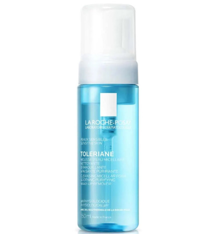 La Roche-Posay - Toleriane Mousse d’Eau Micellaire Nettoyante et Démaquillante, 150 ml