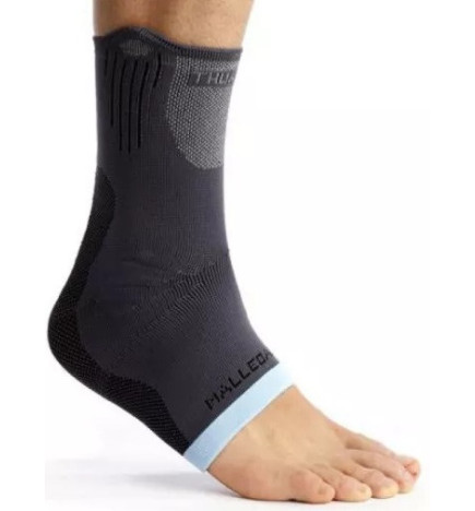 Thuasne – Malleoaction Chevillère Élastique Proprioceptive, Gris, 1 unité