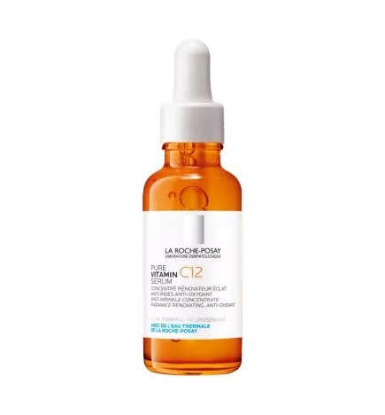 La roche Posay – Pure Vitamin C12 Sérum - Anti-rides & éclat peau sensible, 30 ml