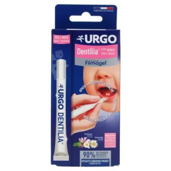 Urgo - Filmogel Dentilia Premières Dents - Gel apaisant gencives nourrisson, 10 ml