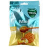 Vicks - Bonbons au Miel - Adoucissent la gorge & apportent une fraîcheur immédiate – Menthol & Eucalyptus, 72 g