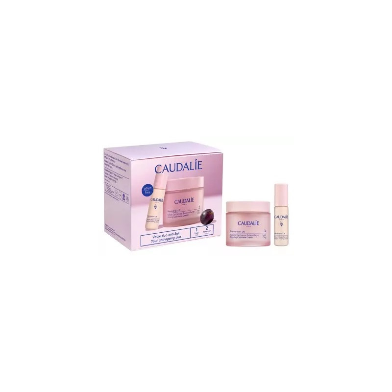 Caudalie - Coffret Crème Cachemire Redensifiante 50 ml + Sérum Liftant Fermeté 10 ml Offert