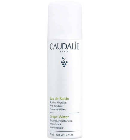 Caudalie – Eau de Raisin - Brume apaisante & hydratante, 75 ml