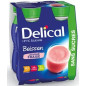 Delical - Boisson HP/HC sans sucres - Saveur Fraise – 4 x 200 ml