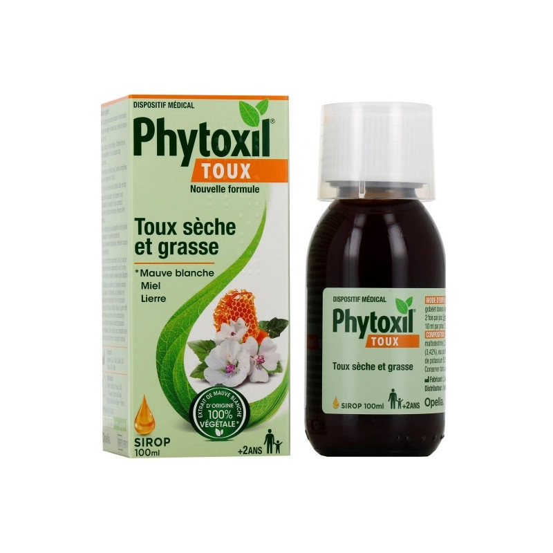 Phytoxil – Toux – Sirop 100 ml – Naturel, toux sèche & grasse