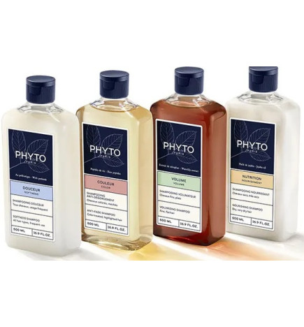 Phyto - Douceur Shampooing – Tous types de cheveux, 500 ml