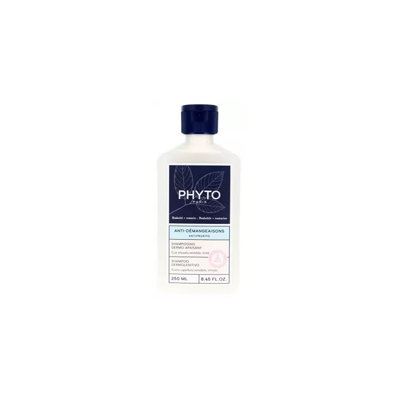 Phyto - Shampooing Dermo-Apaisant Anti-Démangeaisons – Cuir chevelu sensible, 250 ml