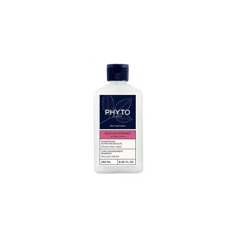 Phyto - Shampoing Nutrition Boucles Intenses, 250 ml