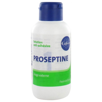 Gifrer - Proseptine Solution Anti-Adhésive – Décollage pansements & dissolution résidus, 125 ml