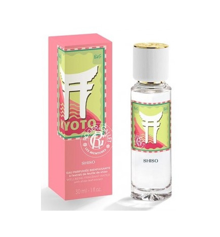 Roger & Gallet - Shiso Eau Parfumée Bienfaisante – Petit grain, feuille de shiso & bois de santal, 30 ml