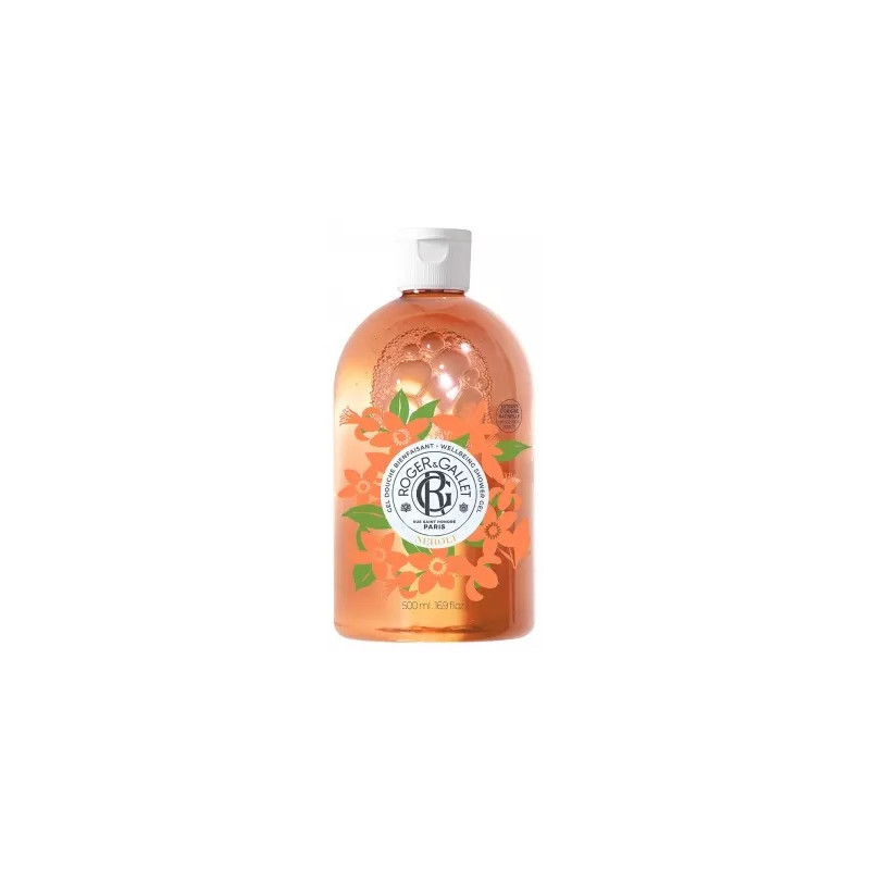 Roger & Gallet - Néroli Gel Douche Bienfaisant – Fleur de bigaradier & aloe vera, 500 ml