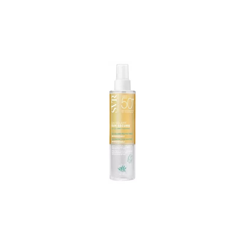 SVR - Sun Secure Eau Solaire Protectrice Biodégradable SPF50+ – Visage & corps, 200 ml SVR - Sun Secure Eau Solaire Protectrice Biodégradable SPF50+ – Visage & corps, 200 ml