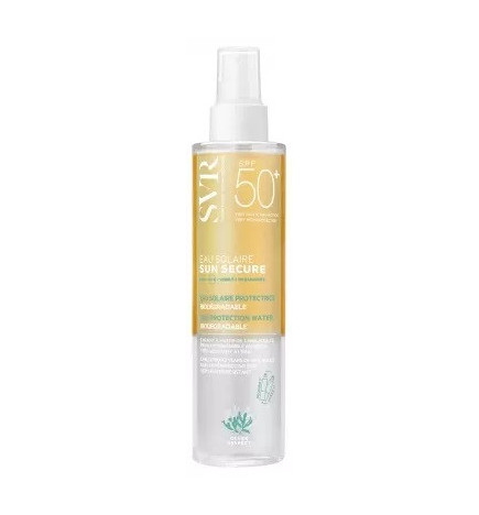 SVR - Sun Secure Eau Solaire Protectrice Biodégradable SPF50+ – Visage & corps, 200 ml