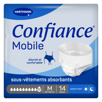 Hartmann – Confiance Mobile Culotte d’incontinence 10 gouttes, Taille M