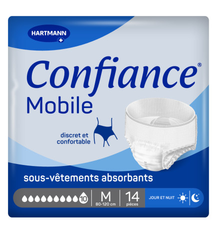 Hartmann – Confiance Mobile Culotte d’incontinence 10 gouttes, Taille M