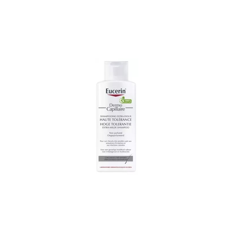 Eucerin - DermoCapillaire Shampoing Extra-Doux Haute Tolérance – Cuir chevelu sensible, 250 ml
