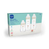 Mam – 3 Biberons en Verre + 1 Sucette Coffret 0 Mois et +