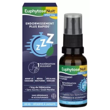 Bayer – Euphytose Nuit Spray Mélatonine, 20 ml