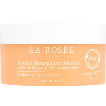 La Rosée – Baume Démaquillant Fondant à l’Huile de Cerise Bio, 90 ml