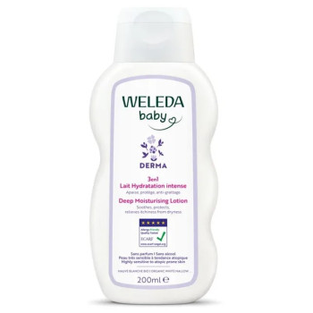 Weleda – Baby Derma Lait Corps Hydratation Intense, 200 ml