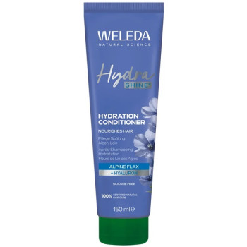 Weleda – Après-Shampooing Hydra Shine aux Fleurs de Lin des Alpes, 150 ml