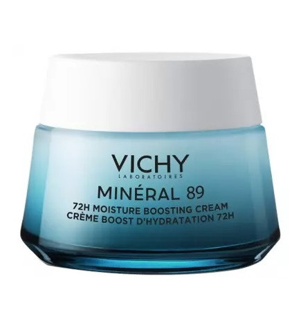 Vichy – Minéral 89 Crème Boost d’Hydratation 72H, 50 ml