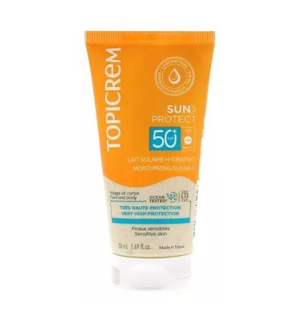 Topicrem – Sun Protect Lait Solaire Hydratant SPF50+, 50 ml