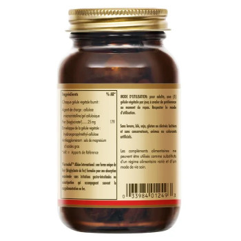 Solgar – Gentle Iron Fer Doux 25 mg, 90 gélules végétales
