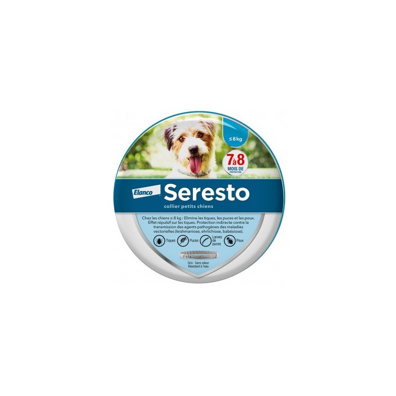 Seresto – Collier Antiparasitaire pour Chiens, 8 mois de protection Seresto – Collier Antiparasitaire pour Chiens, 8 mois de protection
