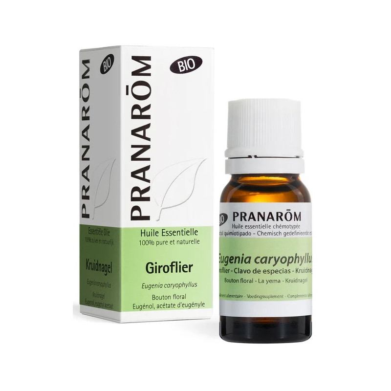 Pranarôm – Huile Essentielle de Giroflier (Clou de Girofle), 10 ml