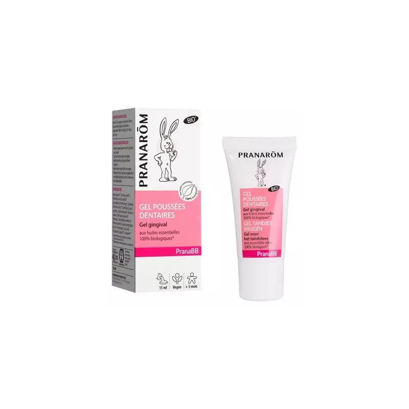 Pranarôm – PranaBB Gel Gingival Poussées Dentaires Bio, 15 g Pranarôm – PranaBB Gel Gingival Poussées Dentaires Bio, 15 g