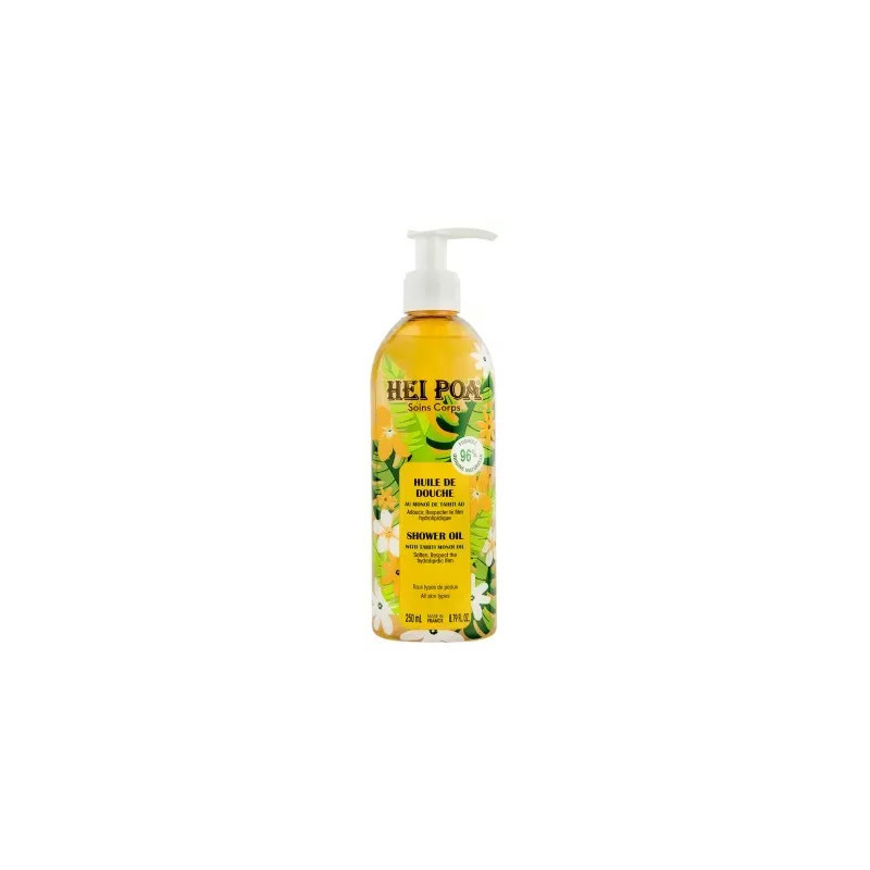 Hei Poa – Huile de Douche au Monoï de Tahiti AO, 250 ml Hei Poa – Huile de Douche au Monoï de Tahiti AO, 250 ml