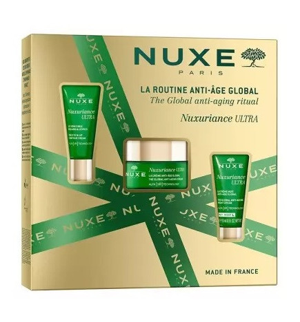 Nuxe – Nuxuriance Ultra Coffret La Routine Anti-Âge Global, 50 ml + 15 ml + 15 ml