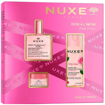 Nuxe – Coffret Rose à l’Infini, 50 ml + 100 ml + 15 g