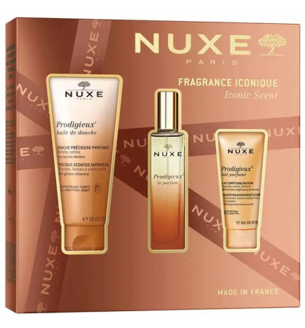 Nuxe – Prodigieux Coffret Fragrance Iconique, 30 ml + 100 ml + 30 ml
