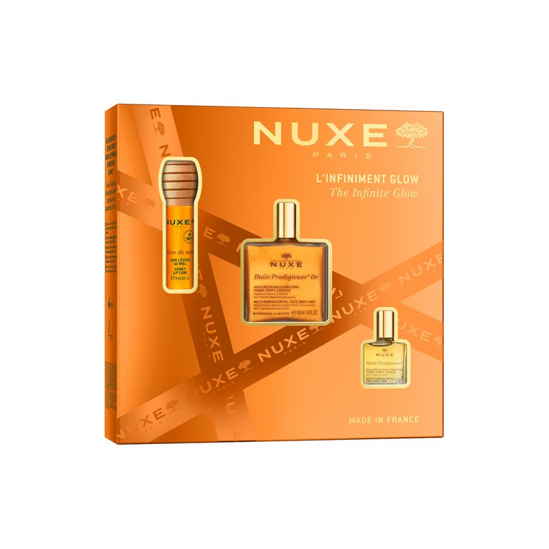 Nuxe – Coffret L’Infiniment Glow, 50 ml + 10 ml + 10 ml