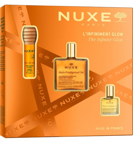 Nuxe – Coffret L’Infiniment Glow, 50 ml + 10 ml + 10 ml