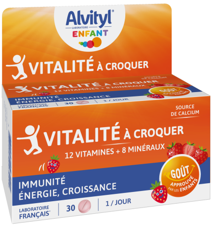 Alvityl – Vitalité 30 Comprimés à Croquer