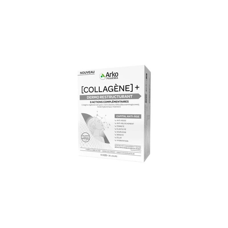 Arkopharma – Collagène+ Dermo Restructurant, 60 gélules Arkopharma – Collagène+ Dermo Restructurant, 60 gélules