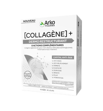 Arkopharma – Collagène+ Dermo Restructurant, 60 gélules