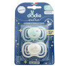 Dodie – Extra Sucette Anatomique Silicone Nuit +18 mois, 2 unités