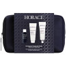 Horace – Kit Visage Complet (Nettoyant Purifiant 80 ml + Hydratant Matifiant 75 ml + Gommage Doux 75 ml)
